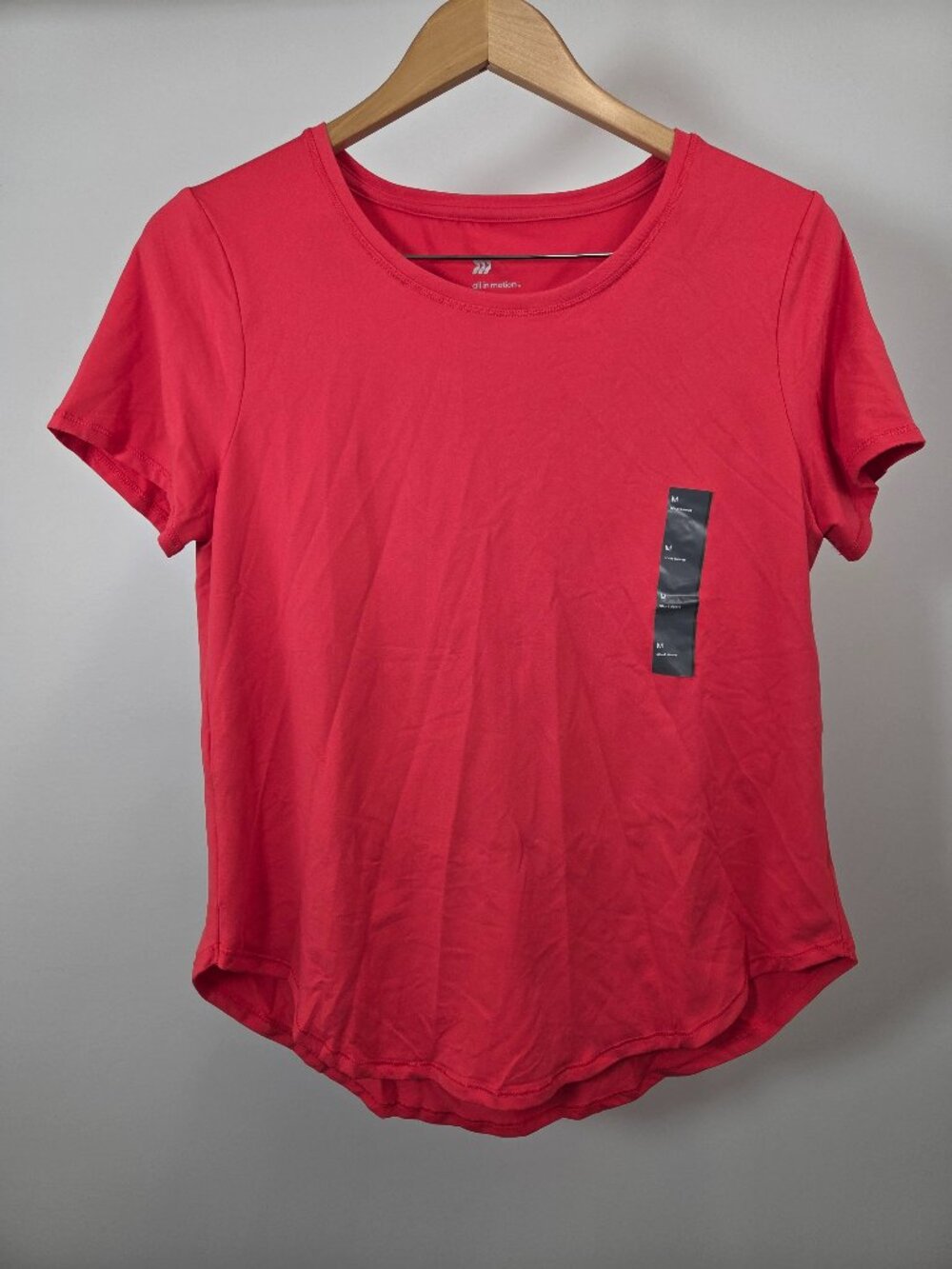 All In Motion Activewear T-Shirt Women’s Medium Red Short Sleeve Performance Tee